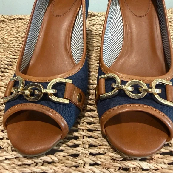 Tommy Hilfiger Tawnisha Cork Wedges - Picture 7 of 12